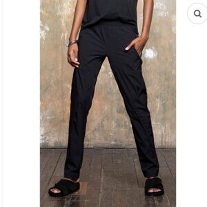 Paskho Purity Black Lightweight Nylon Travel Pants XL